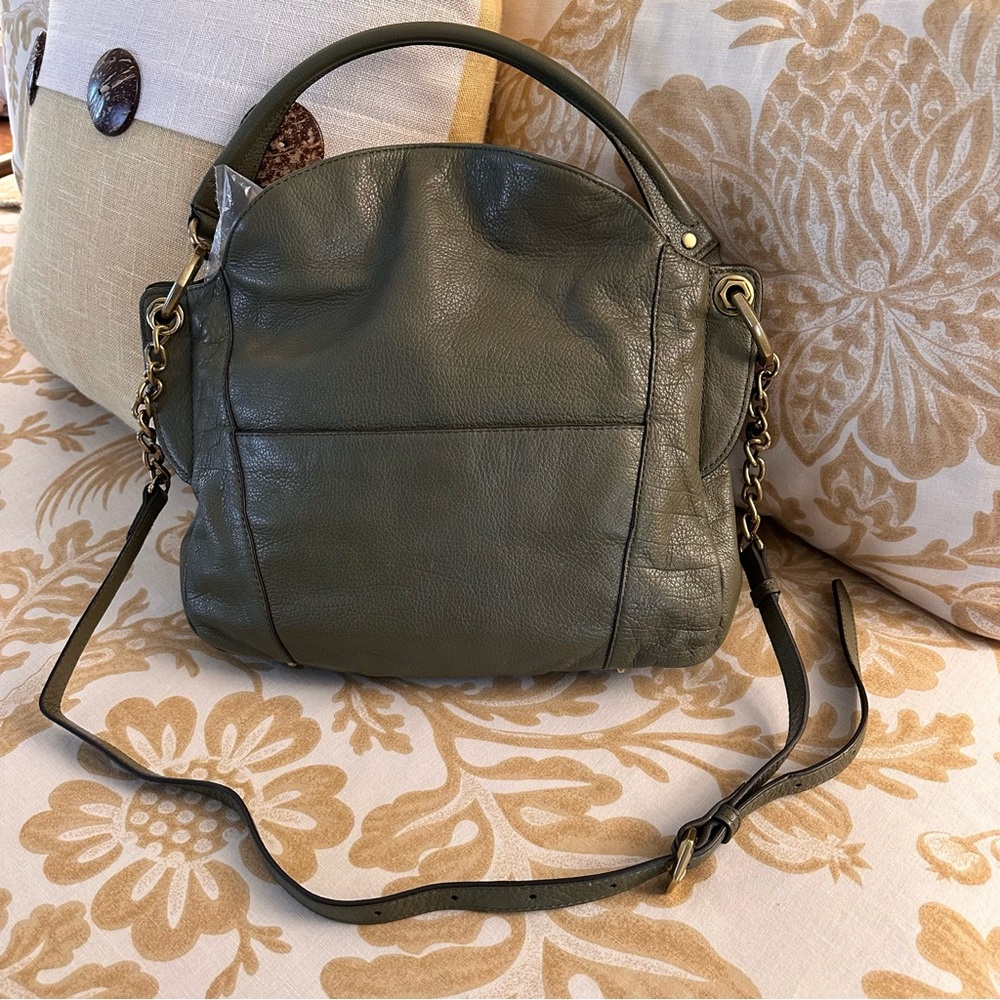 OrYANY Leather Bag W/Adjustable Shoulder Strap